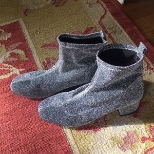 Forever 21 Sparkle Boots size 10 NWOT